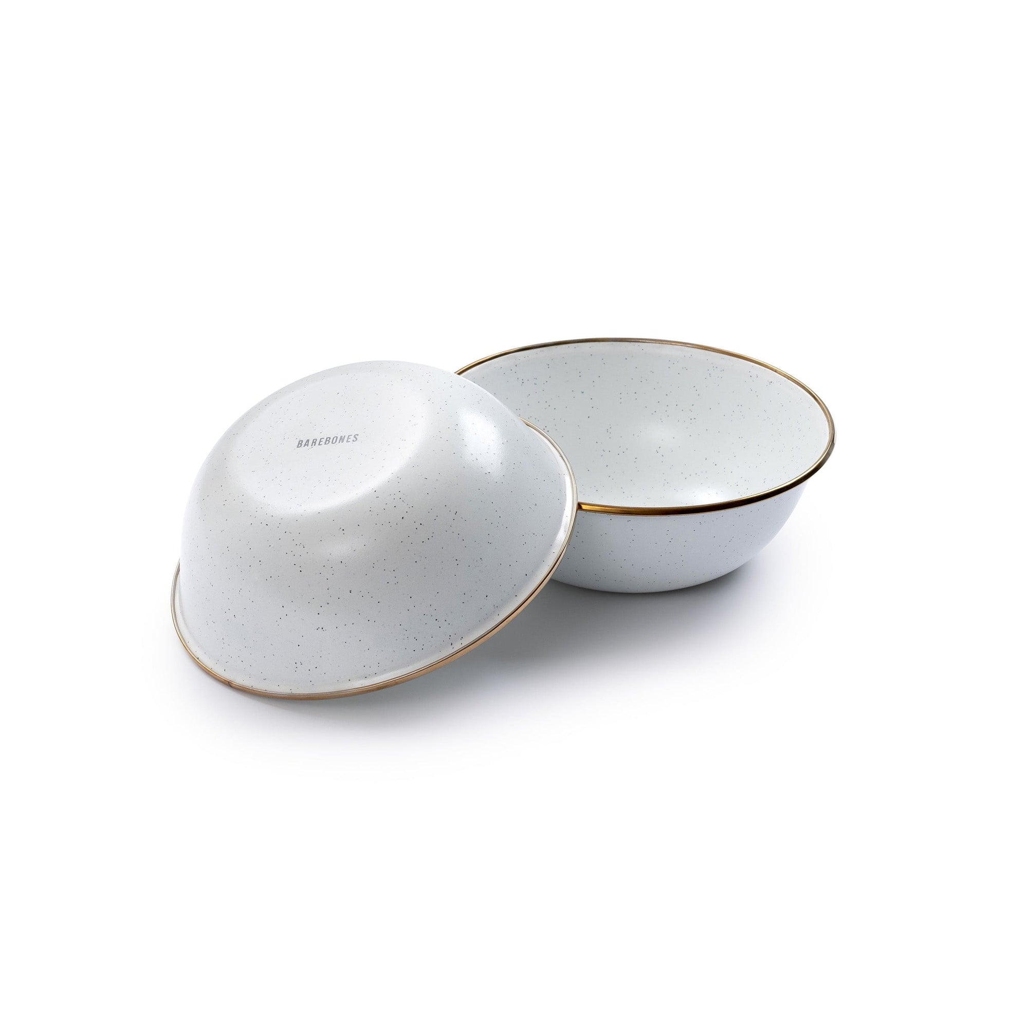 Enamel Bowl Set Eggshell Indoor/Outdoor alt 0