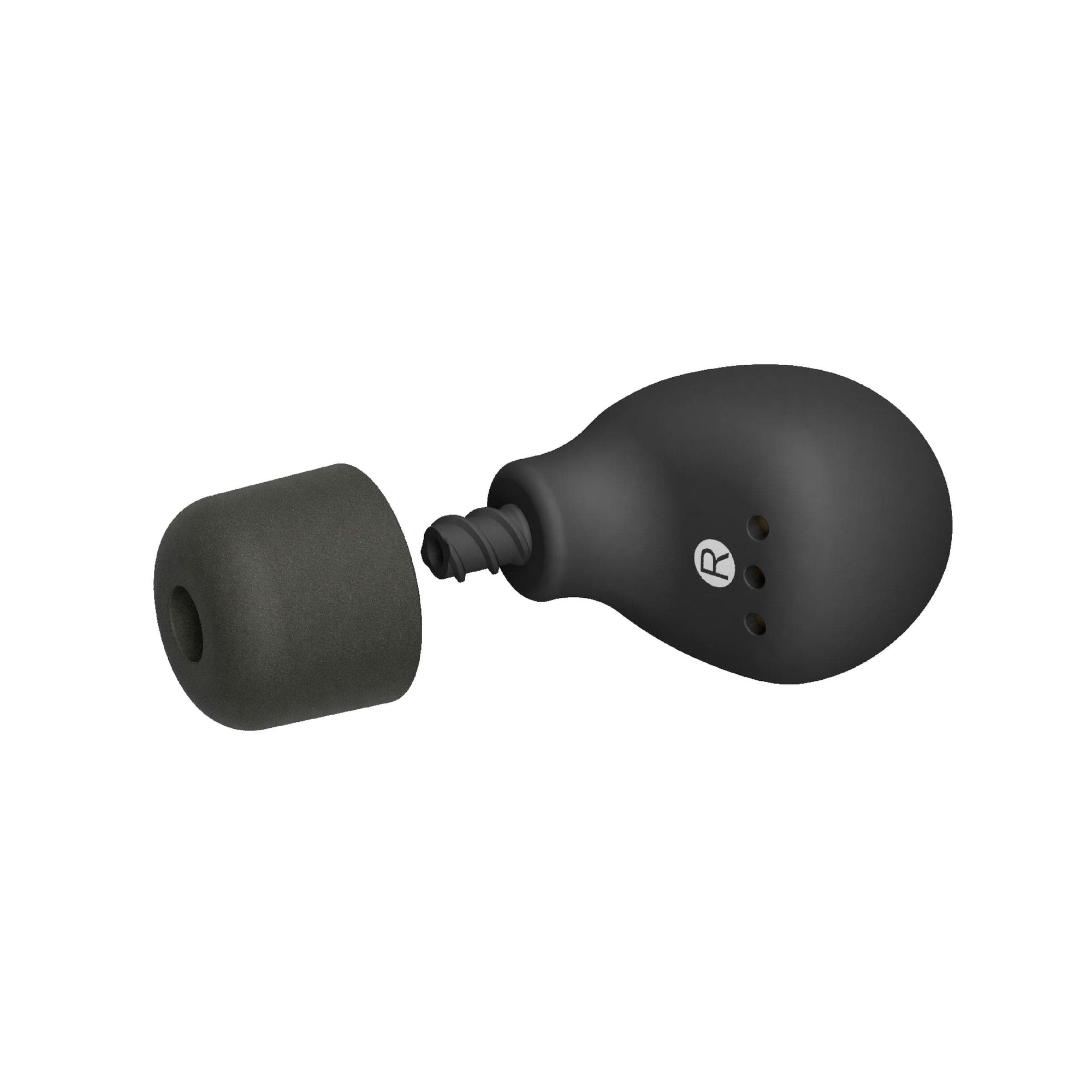 FREE 2.0 True Wireless Bluetooth Safety Earbuds - Matte Black alt 0