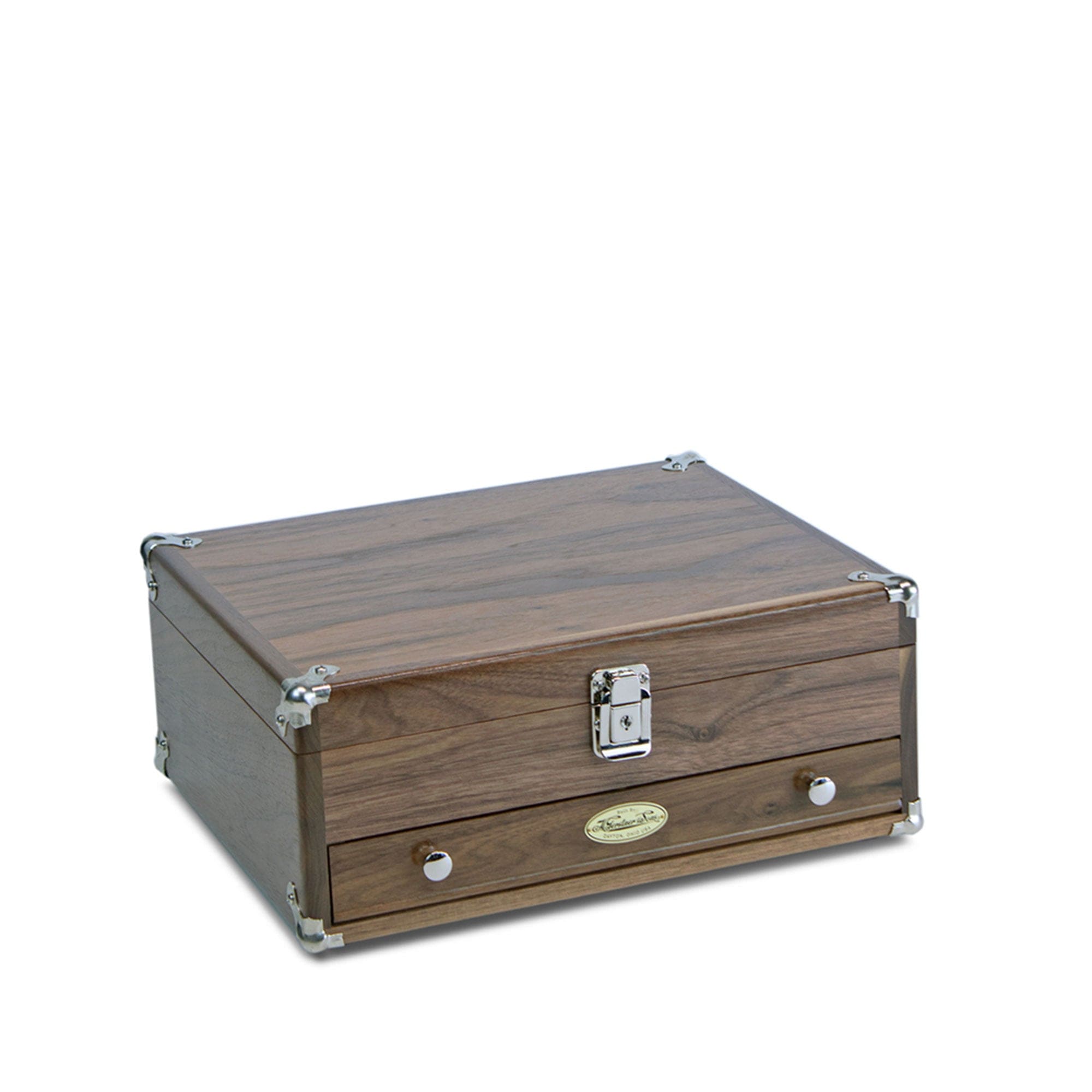 EDC Desktop Case, Model 1401, Natural Walnut alt 0