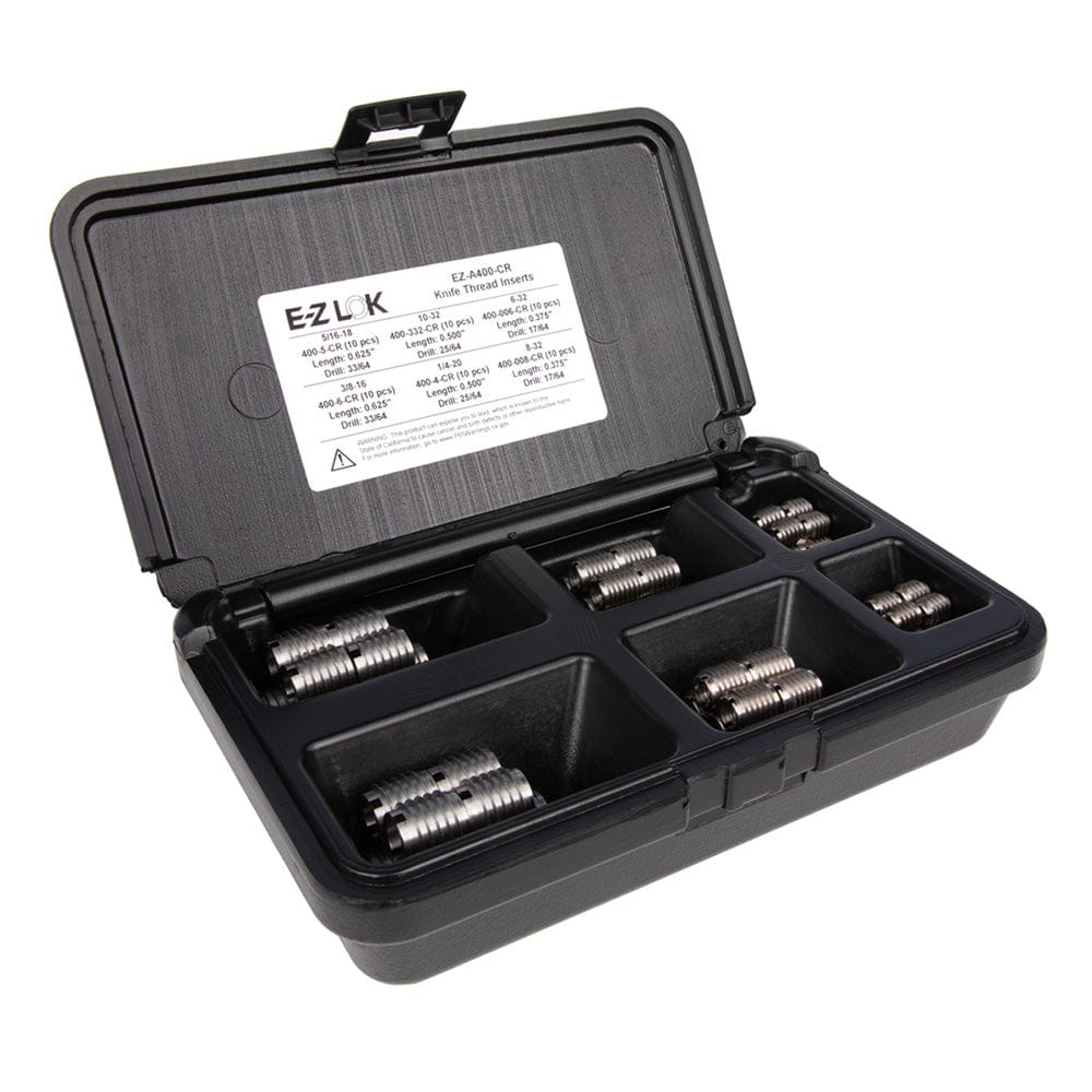 E-Z Knife Threaded Insert Assortment Kit - Stainless Steel