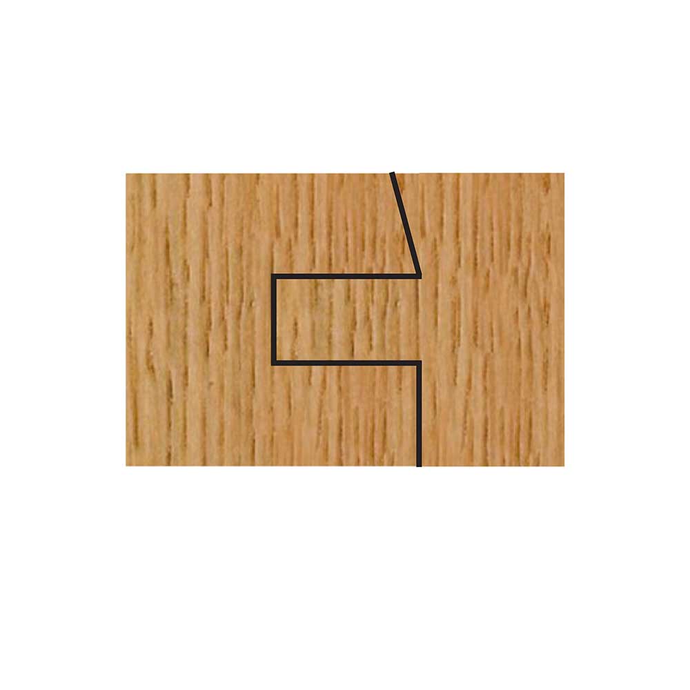 6008 Shaker Stile & Rail Router Bit Set - 7/32" Panel