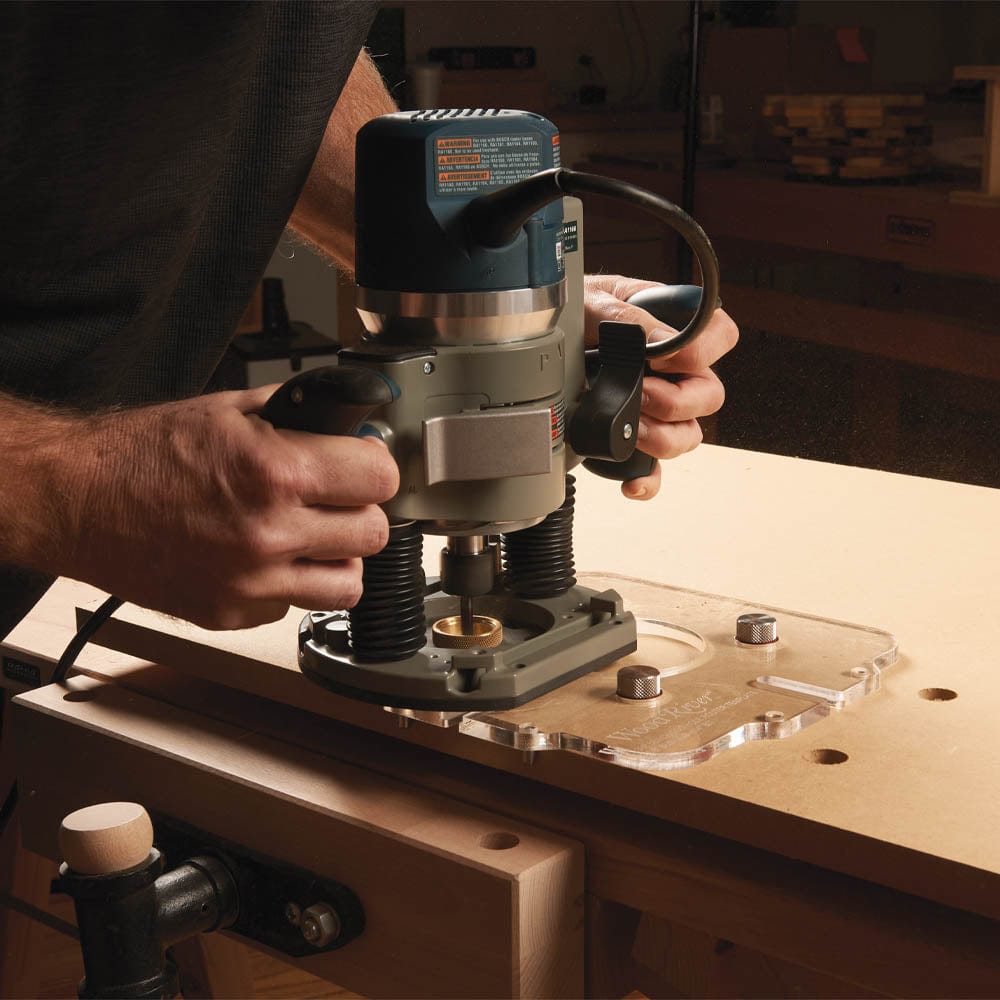 3/4" Bench Dog Hole Router Template