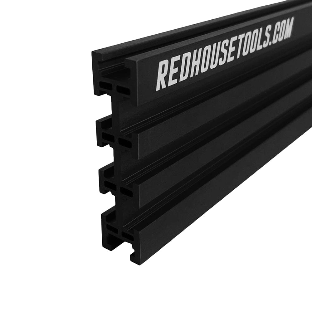 36" Universal Aluminum Woodworking Multi-Track- Black- 1 Piece