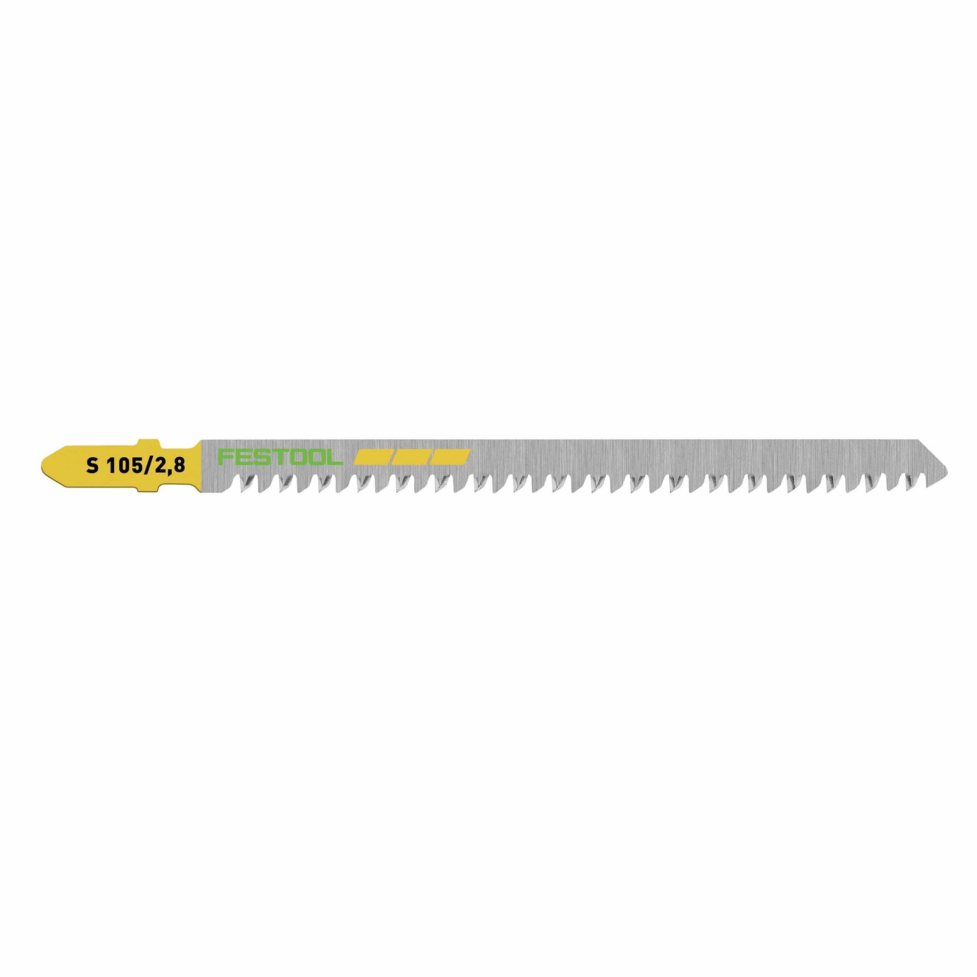 Straight Cut Wood Jigsaw Blade, 105mm L, 2.8 pitch, 5 pack alt 0