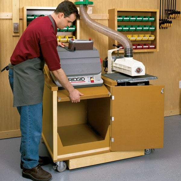 Woodworking Project Paper Plan to Build Dual-Purpose Sanding Center alt 0