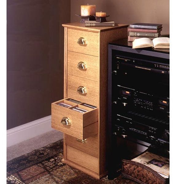 Woodworking Project Paper Plan to Build CD Storage Cabinet alt 0