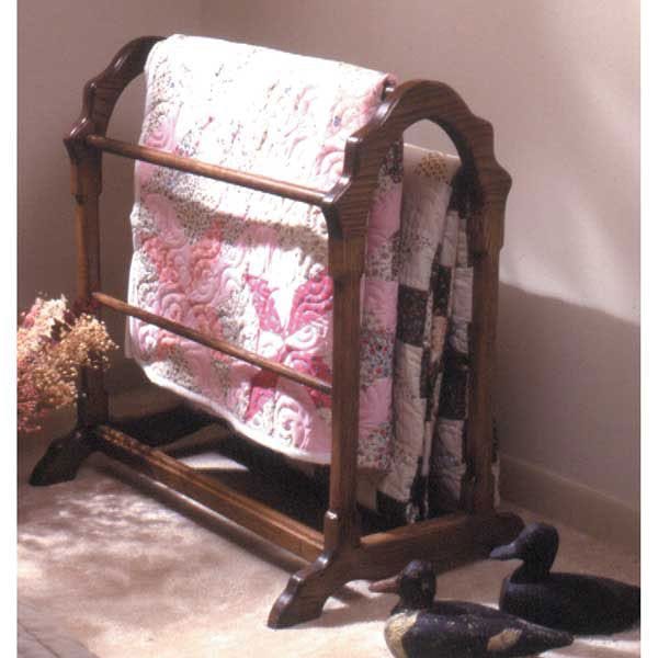 Woodworking Project Paper Plan to Build Country Classic Quilt Rack alt 0