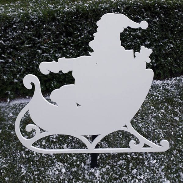 Woodworking Project Paper Plan to Build Santa with Sleigh alt 0