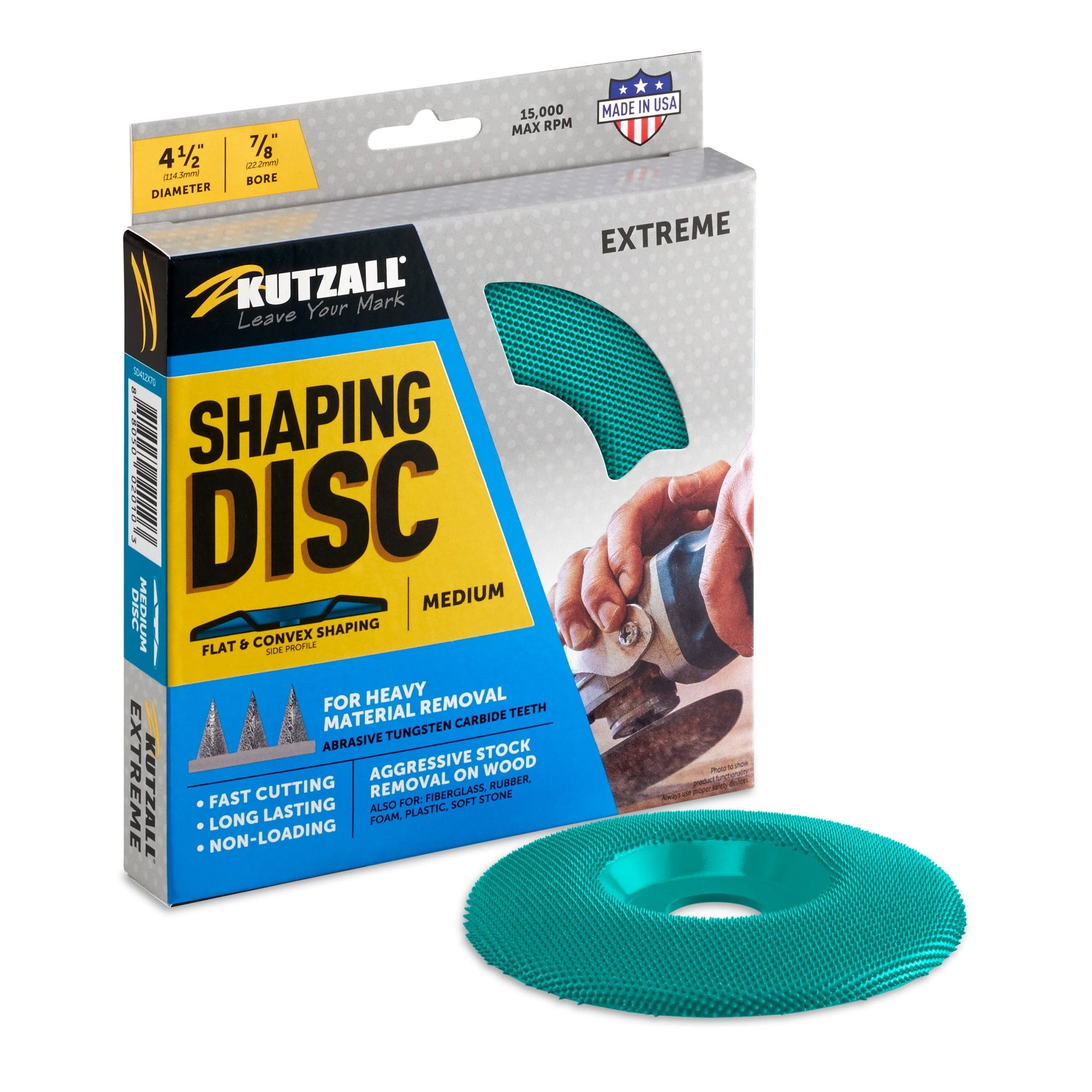 Extreme Shaping Disc - 4-1/2" Diameter - Medium alt 0
