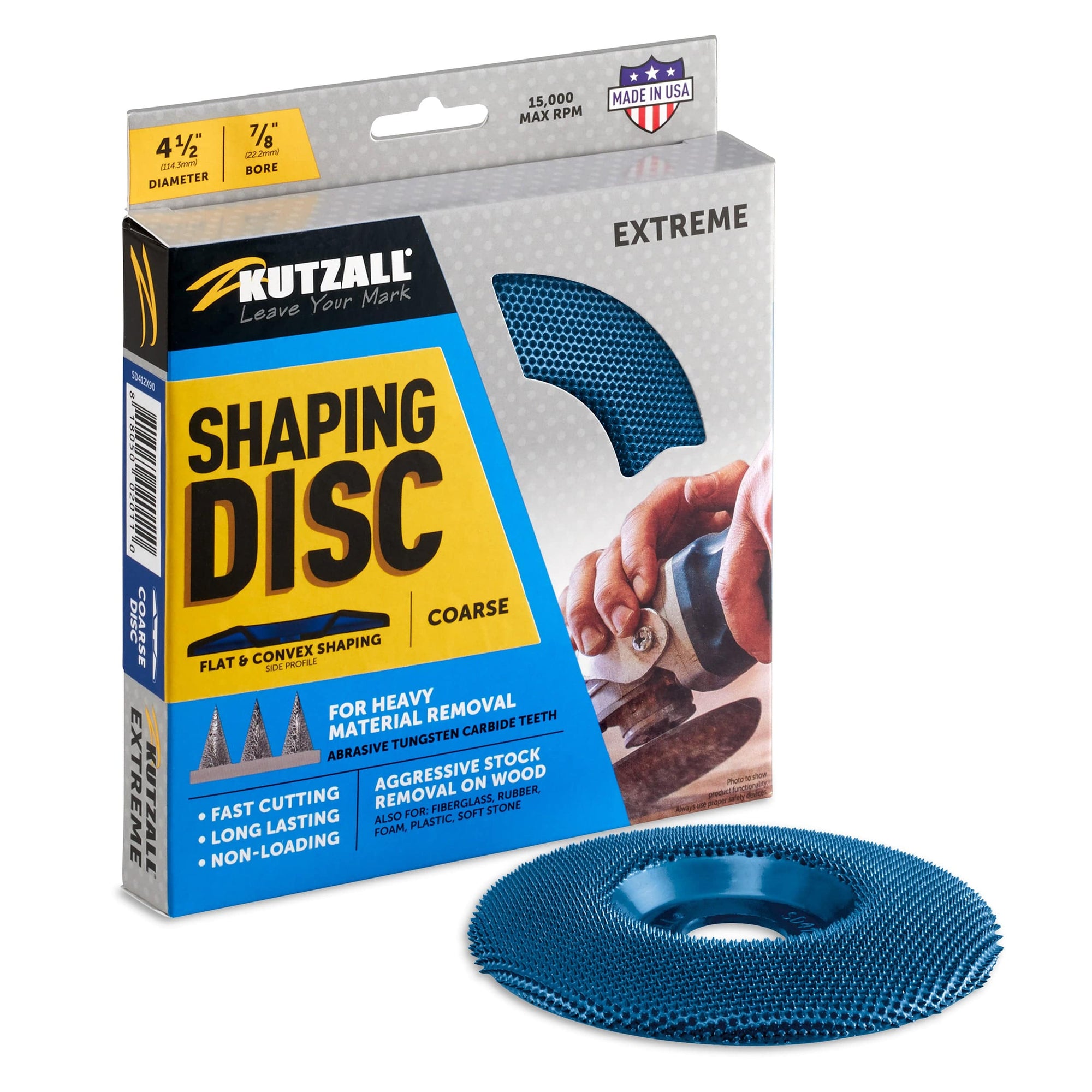 Extreme Shaping Disc - 4-1/2" Diameter - Coarse alt 0