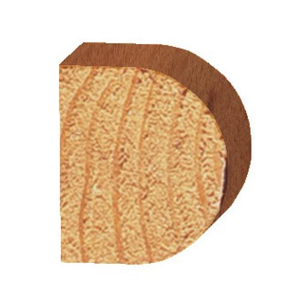 1433 Half Round (Bull Nose) Router Bit 1/2" SH 3/8" R X 3/4" Co X 1-1/4" CL 1-5/8" D alt 0