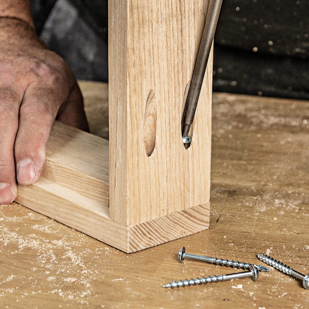 Pocket Hole Screws for Hardwoods- 1 1/4" Long Fine Self-Cutting Threaded Square Drive- 500 Piece