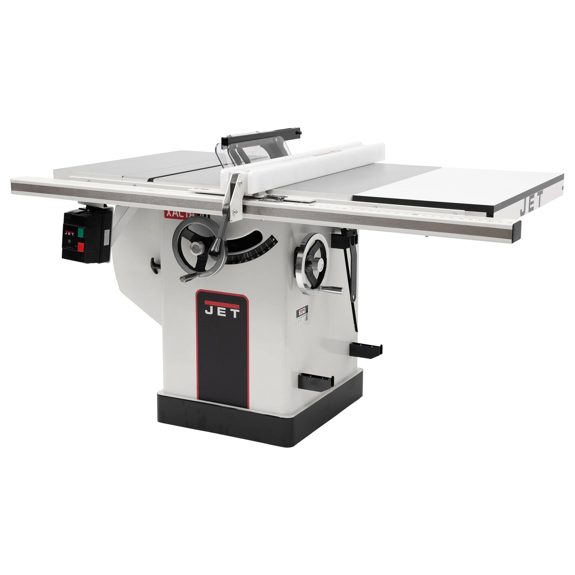 XACTASAW Deluxe 10" Table Saw with Cast Wings and 30" Rip Capacity - 5 HP 1 Ph 230V - JTAS-10DX