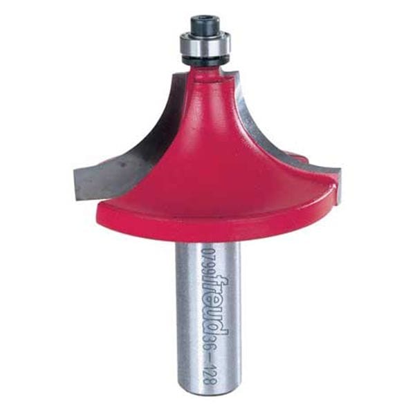 36-128 Quadra-Cut Beading Router Bit 2"D 3/4"R 1/2"SH alt 0