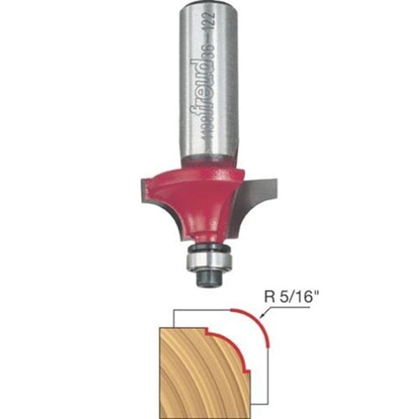 36-122 Quadra-Cut Beading Router Bit 5/16" Radius 1/2" Shank alt 0