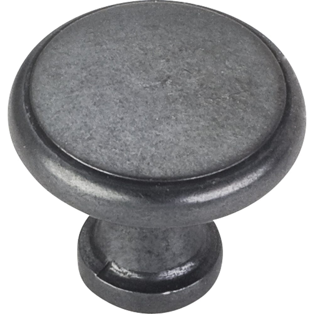 Gatsby Knob, 1-1/8" Dia., Finnish -Gun Metal alt 0