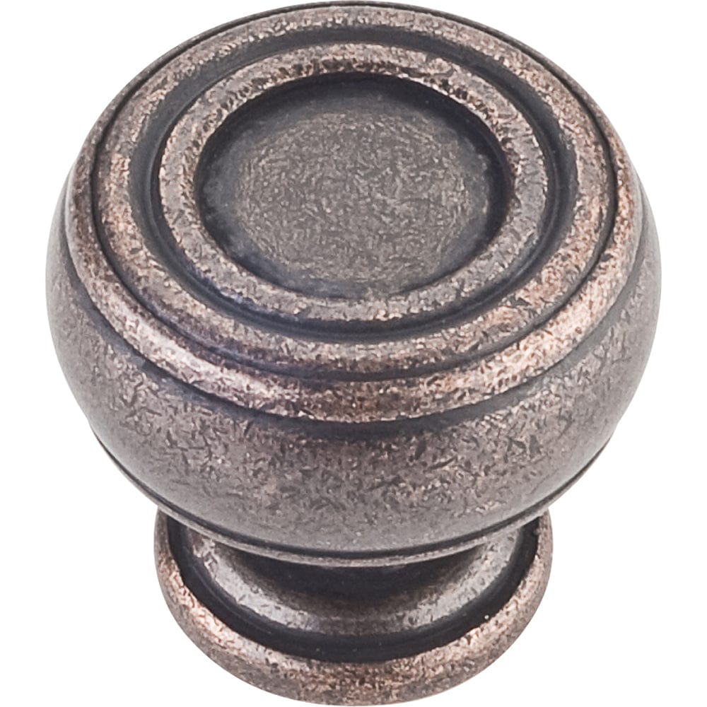 Bremen 2 Barrel Knob, 1-3/16" Dia., Distressed Oil Rubbed Bronze alt 0