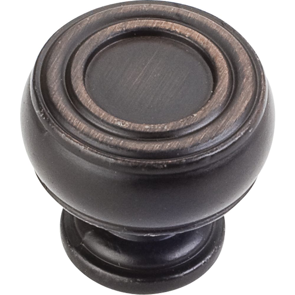 Bremen 2 Barrel Knob, 1-3/16" Dia., Brushed Oil Rubbed Bronze alt 0