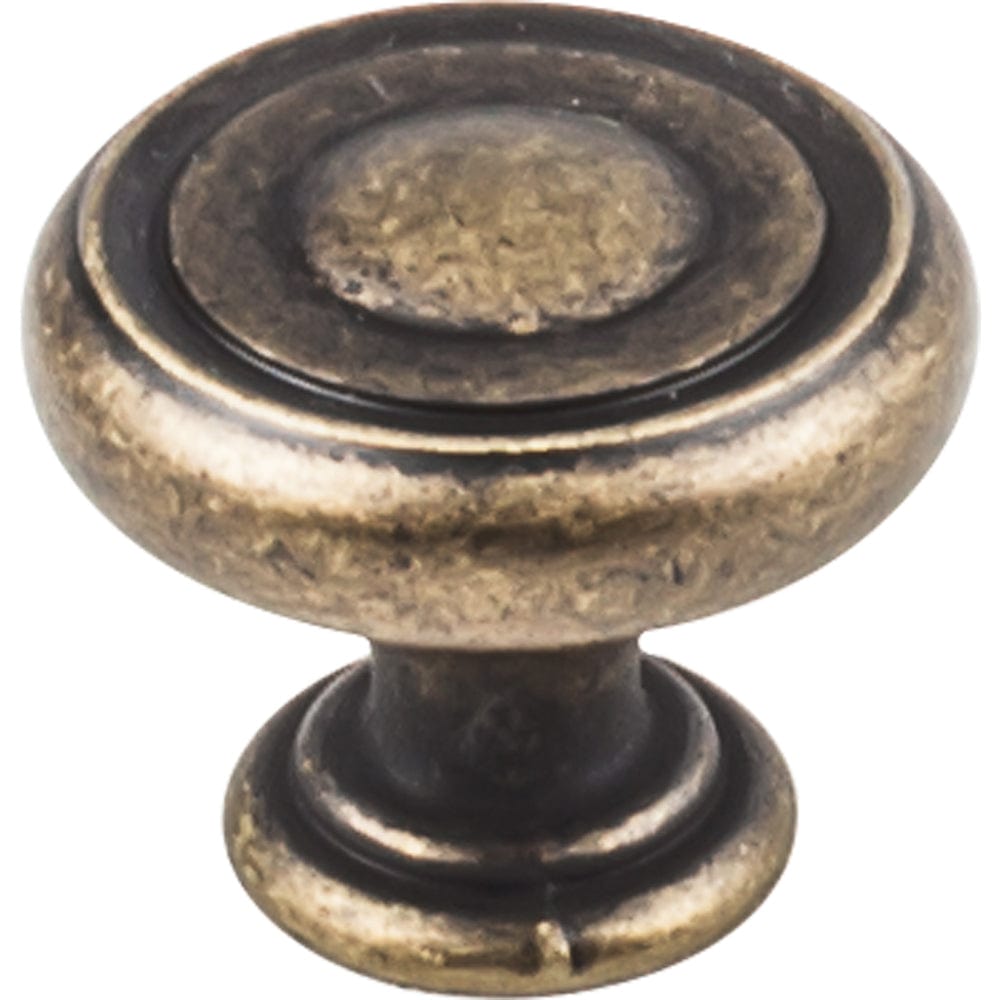 Bremen 1 Knob, 1-1/4" Dia., Distressed Antique Brass alt 0