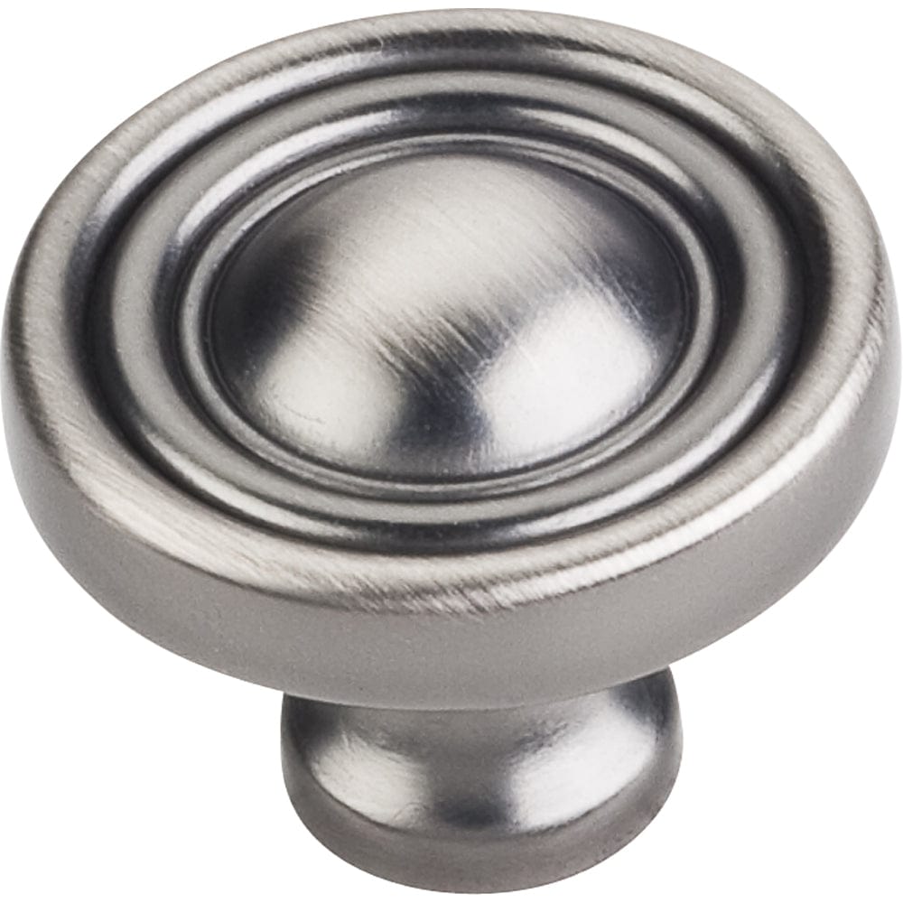 Bella Round Knob, 1-3/8" Dia., Brushed Pewter alt 0