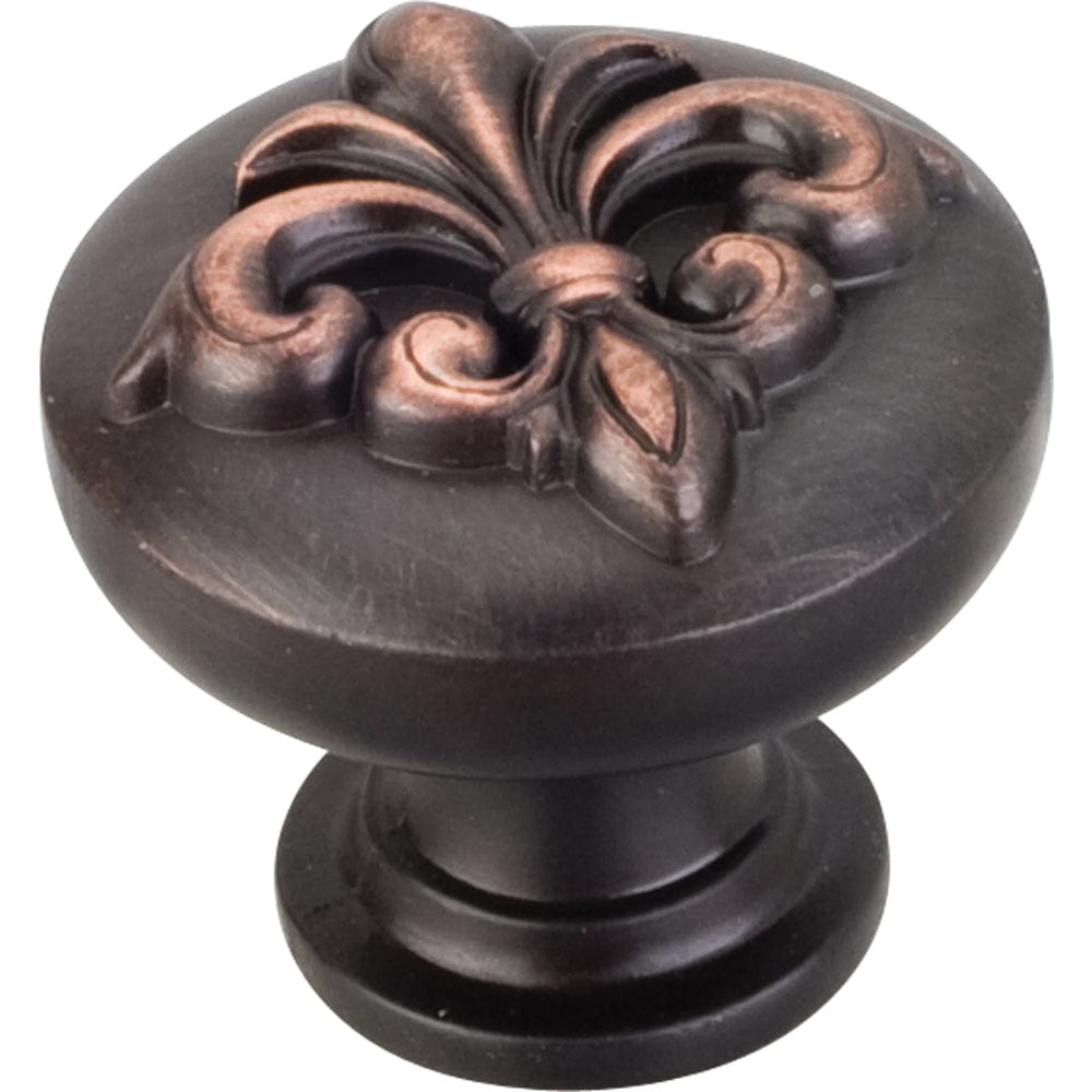 Lafayette Fleur-de-lis Knob, 1-3/8" Dia., Brushed Oil Rubbed Bronze alt 0