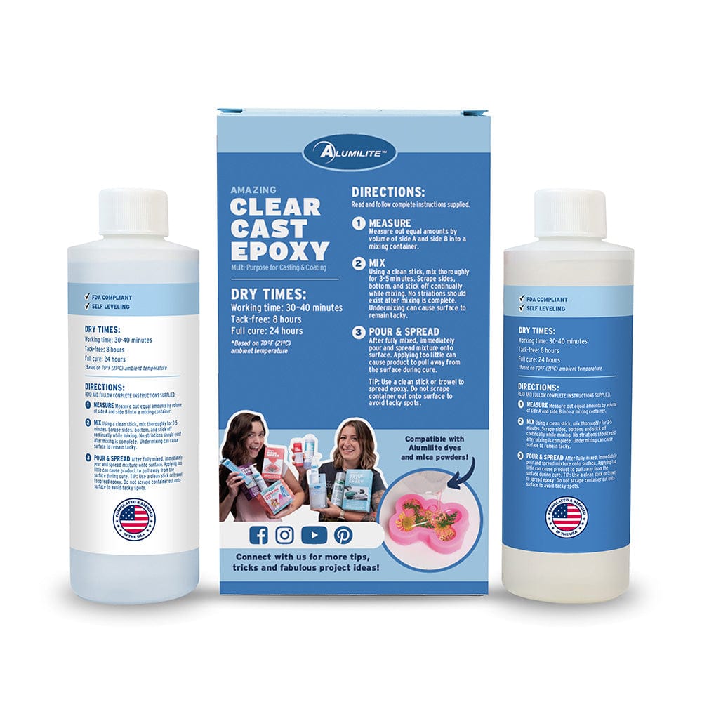 Amazing Clear Cast Epoxy Resin - High Gloss - 16 oz Kit