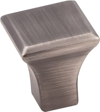 Marlo Small Knob, 7/8" O.L., Brushed Pewter alt 0