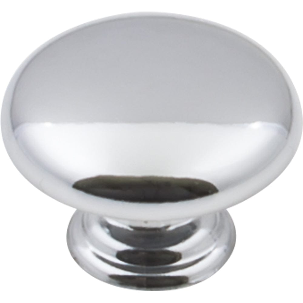 Gatsby Knob, 1-3/16" Dia., Polished Chrome alt 0