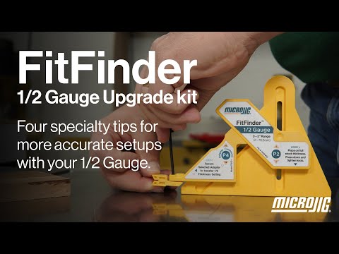 FitFinder 1/2 Gauge Upgrade Kit by Microjig | Enhance Precision & Versatility Today!