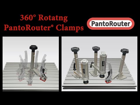 Single Lever Clamp Pack with Rotating Base & Table Stiffeners for PantoRouter alt 999