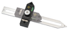 Adjustable marking gauge with built-in spirit levels for precise woodworking layout