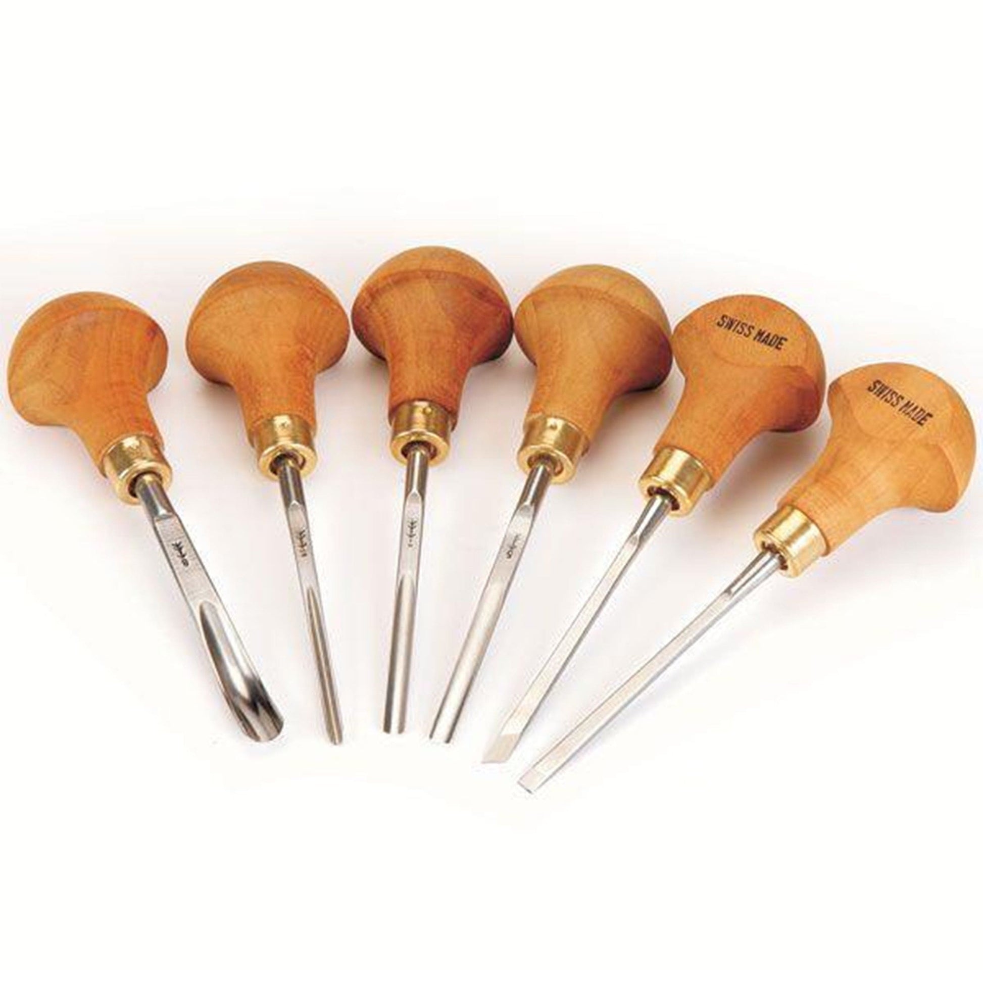Carving Tool Palm Handled Set D  6 piece alt 0