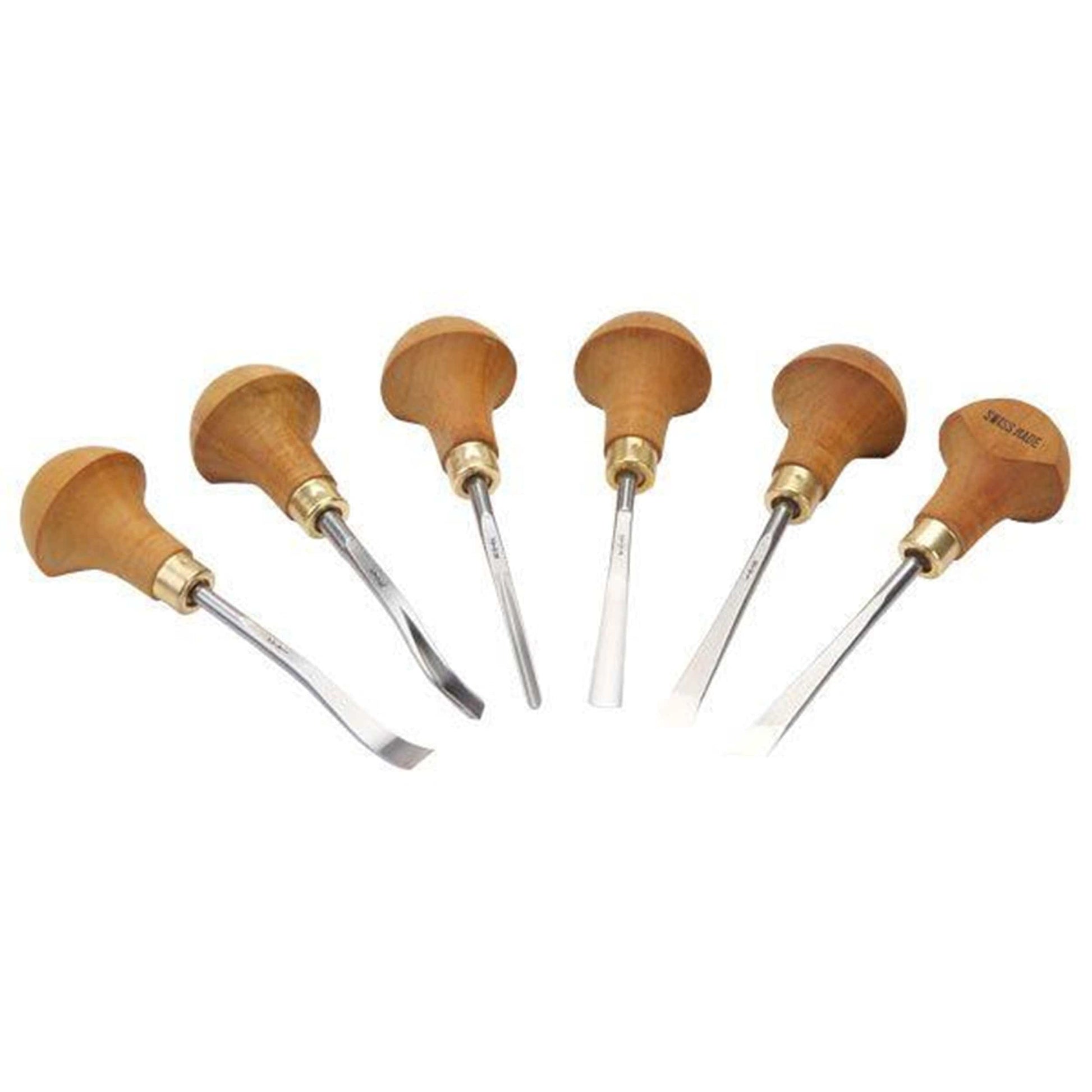 Carving Tool Palm Handled Set A 6 piece alt 0