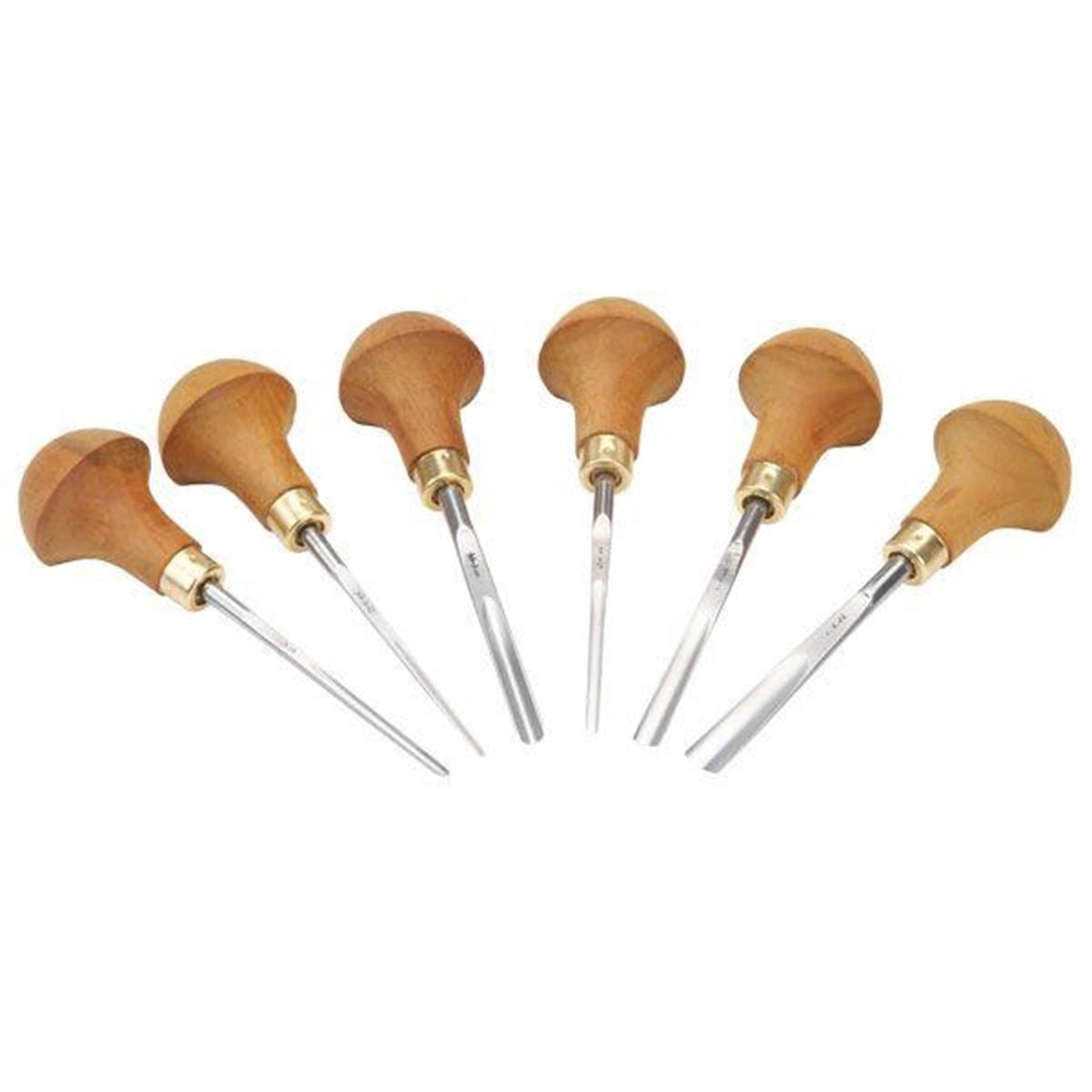 Carving Tool Palm Handled Set B 6 piece alt 0