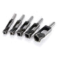 Plug and Tenon Cutter Set - High Carbon Steel - 5 Piece alt 0