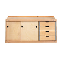 Nordic Bench Storage Cabinet alt 0