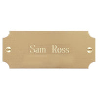 Large Plate 1" x 2-1/2" 1 line alt 0