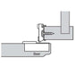 Compact Face Frame Hinge - 3/4" Overlay - 1 Pair