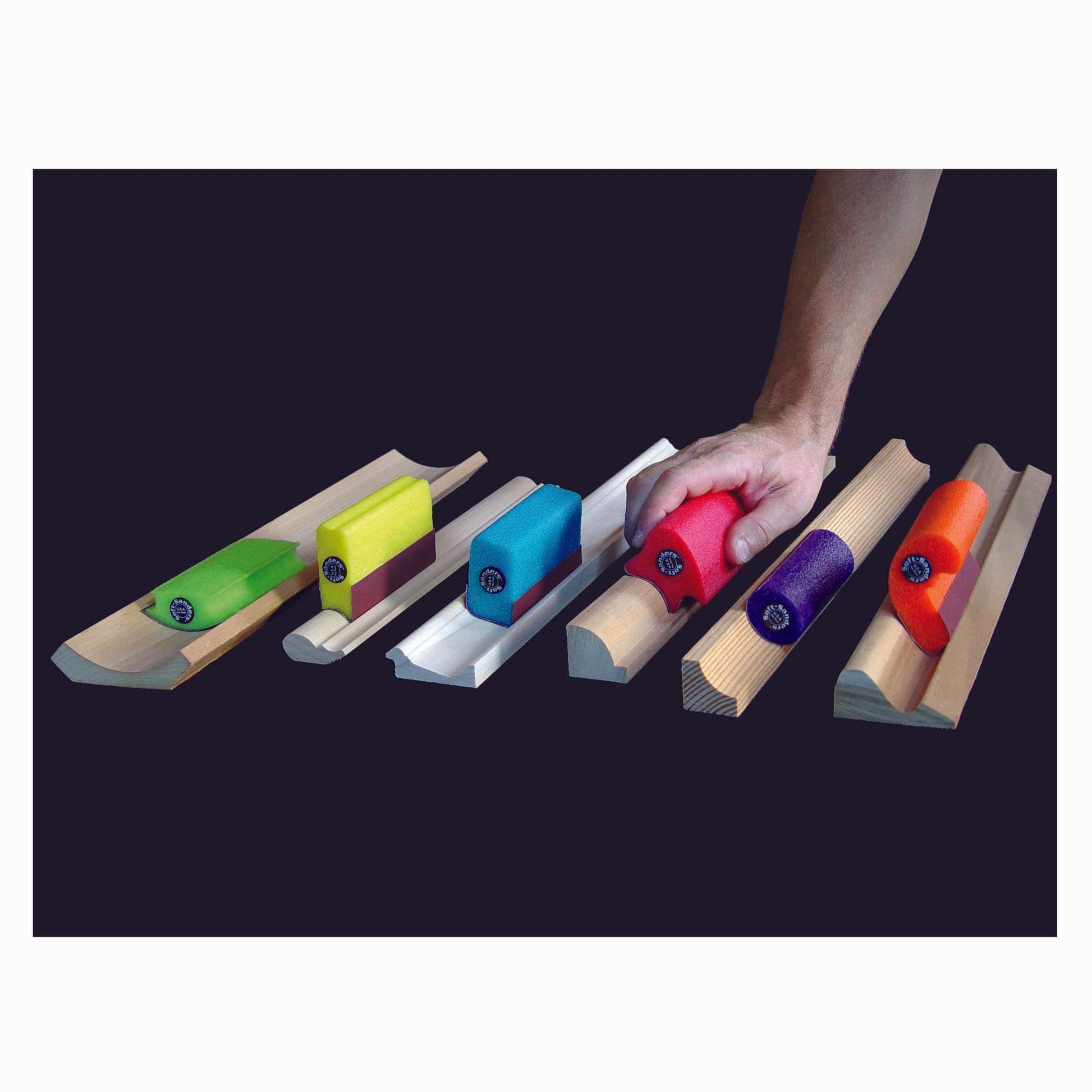 5" Soft Sander Sanding Blocks - 6 Piece alt 0