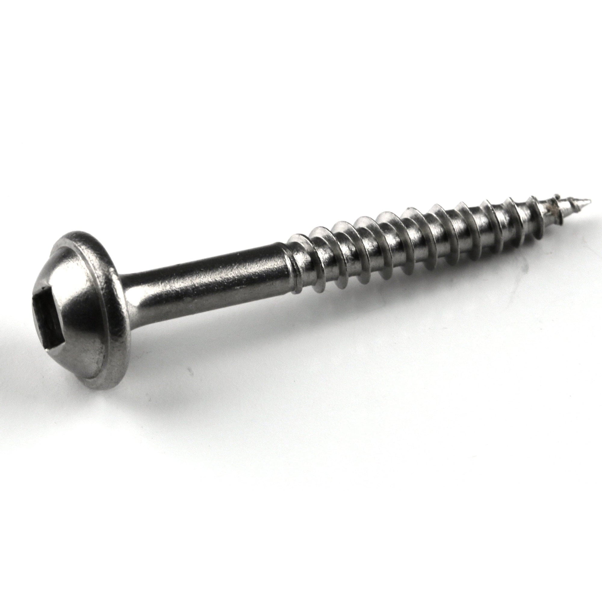 Pocket Hole Screw - #7 x 1-1/4" Fine - Stainless - 100 Piece alt 0