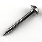 Pocket Hole Screw - #7 x 1-1/4" Fine - Stainless - 100 Piece alt 0