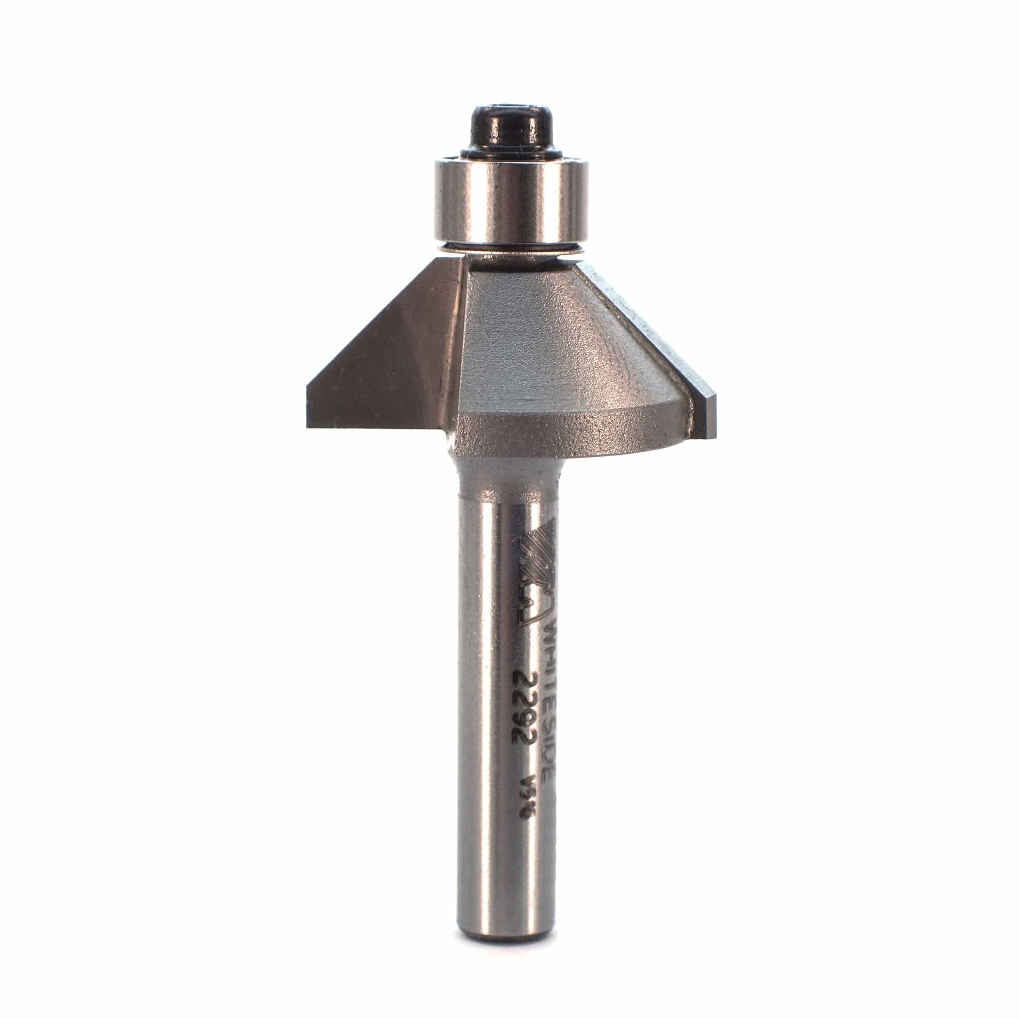 2292 1/4" Sh 45 Degree Chamfer Router Bit 1" LD 7/16" CL x 5/16" CH alt 0