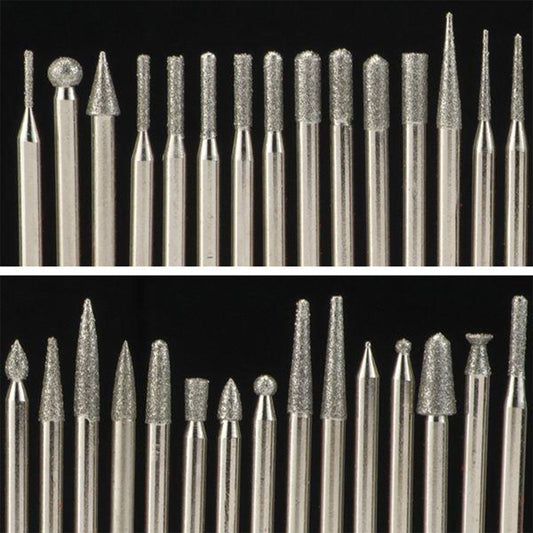 Diamond Tip Carving Burr Set - 120 Piece alt 0