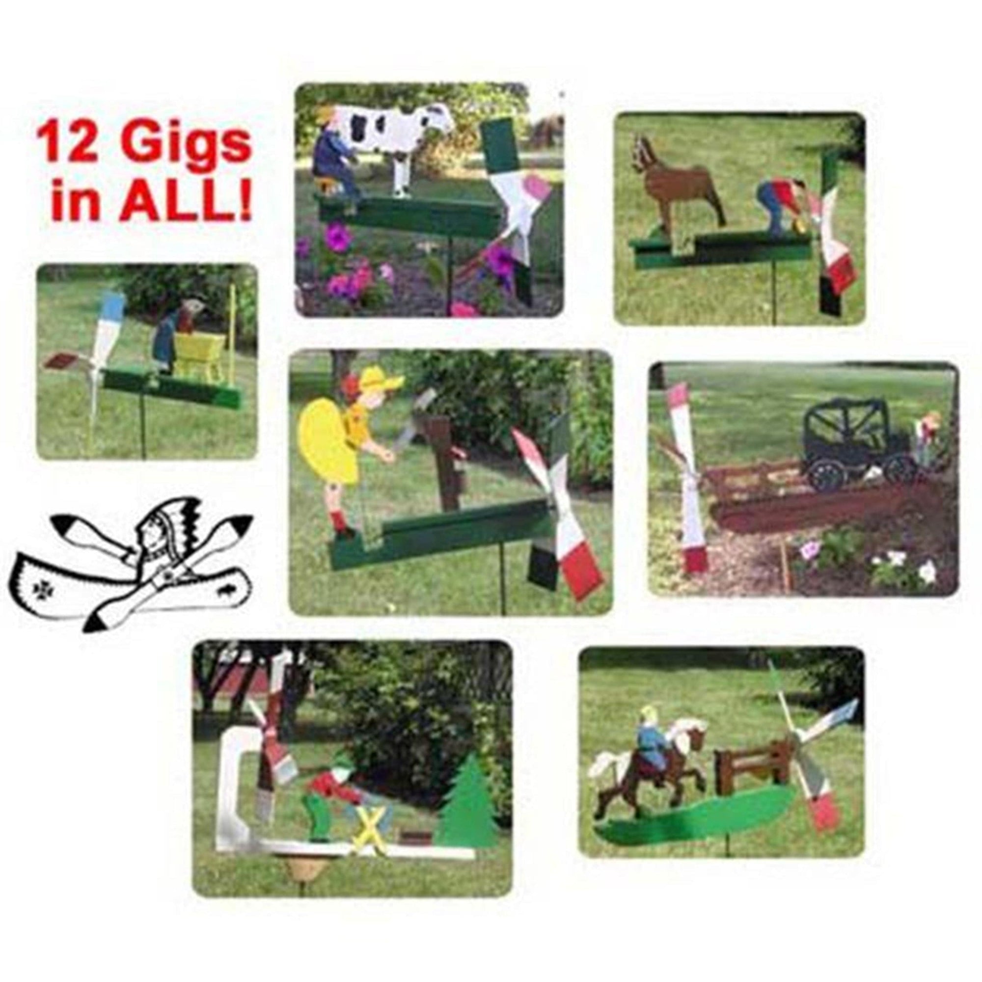 Woodworking Project Paper Plan to Build Whirligig Plan Value Pack alt 0