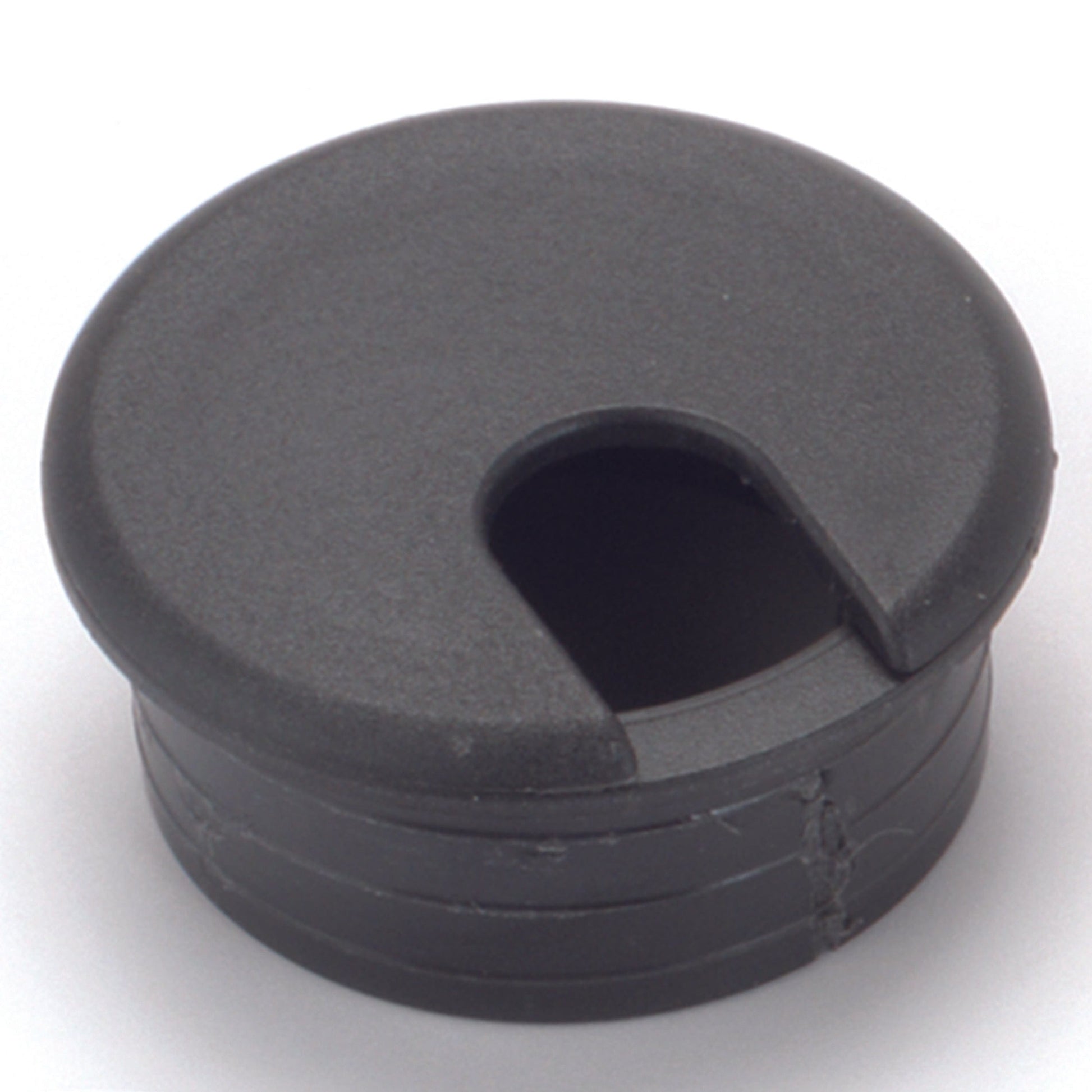 1-1/2" Cable Management Plastic Grommet Black alt 0