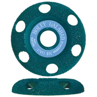 Holey Galahad See Through Disc - 7/8" Arbor - Round - Fine - Green alt 0