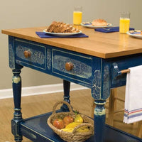 Country Kitchen Work Table - Downloadable Plan alt 0