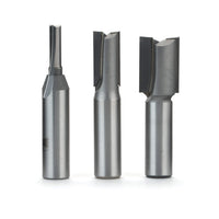 Undersized Plywood Dado Router Bit Set - 1/2" Shank - 3 Piece alt 0