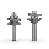 Ogee Stile and Rail Door Router Bit Set - 1/2" SH - 1-5/8" OD x 7/8" CL - 2 Piece alt 0