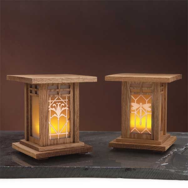 Arts & Crafts Luminaries - Downloadable Plan alt 0
